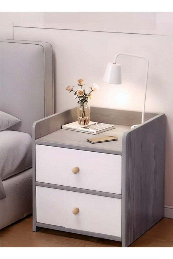soufa dibaj-Bedside Table Side Table Storage Side Table Drawer Bedside Furniture Side Table for Bedroom 1