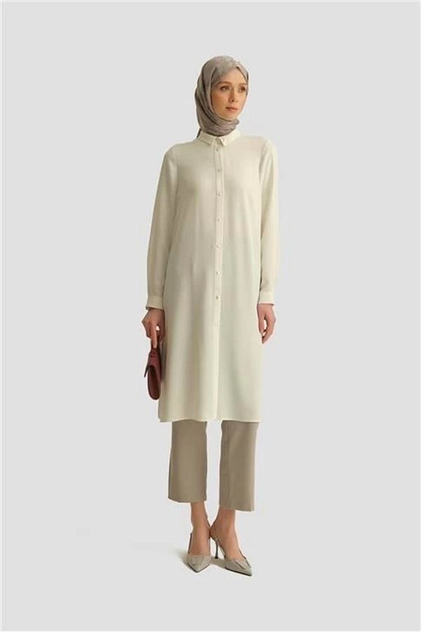 Armine-A Logo Tunic 25Yh411 Ecru 1