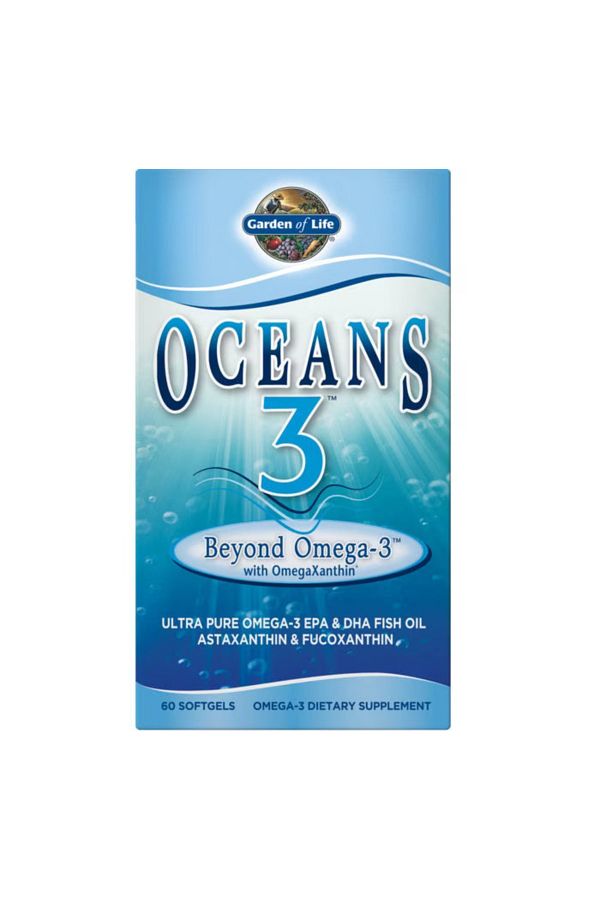 GARDEN OF LIFE-Oceans 3 Beyond Omega-3 with OmegaXanthin 1