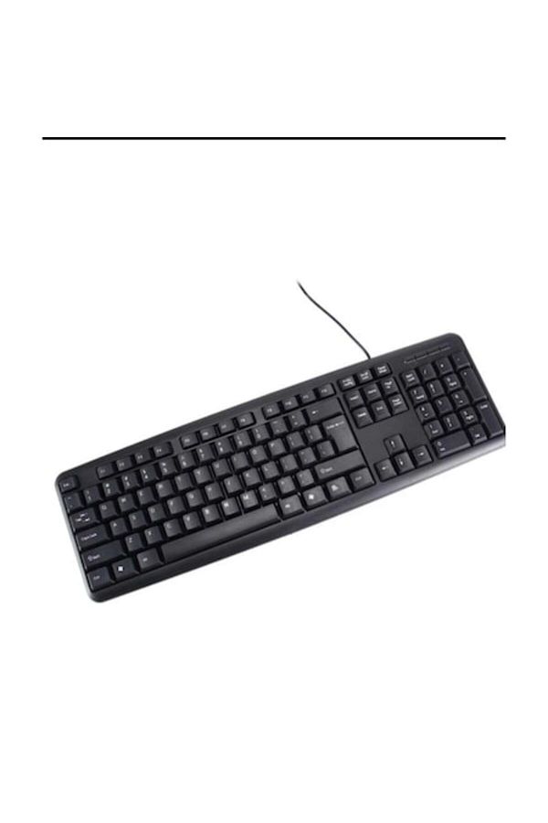 OEM-Classic Wired Usb Keyboard With 104 Keys – Fast And Comfortable Performance For Office, Black 1