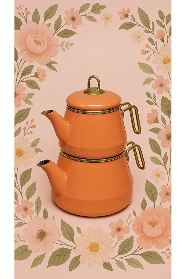 Taşev-Robin 4567 Teapot Set Caramel 1