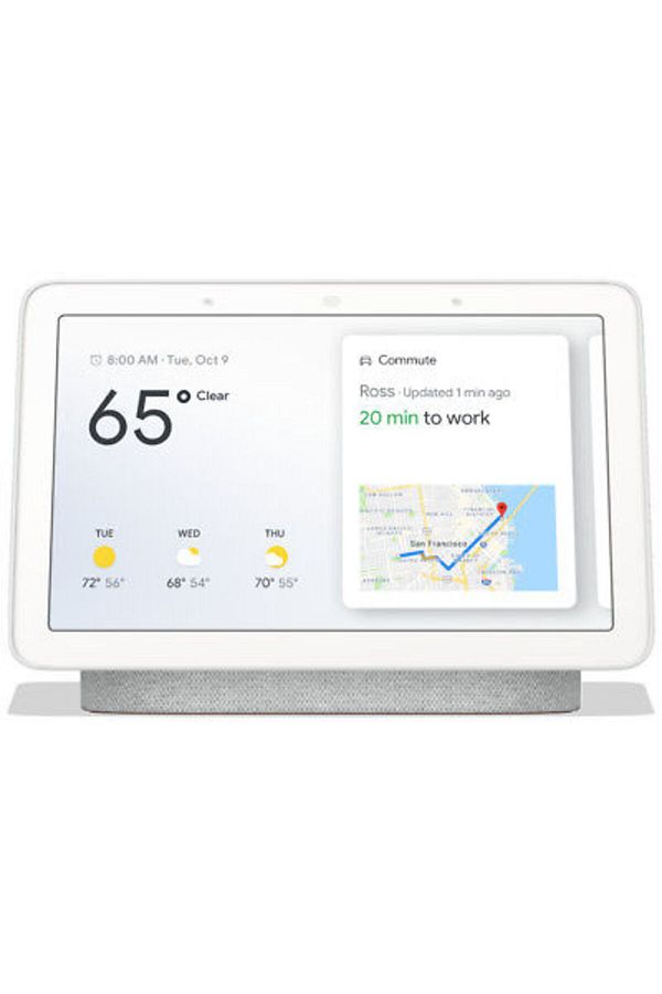 Google-Nest Hub with Built-In Google Assistant, Chalk 1