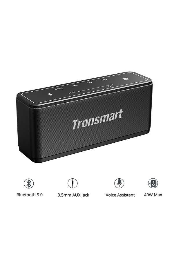 Tronsmart-Mega 40W, Bluetooth - Wireless Speakers, 15H Playtime, TWS, Dual-Driver, Built-in Mic, NFC 1