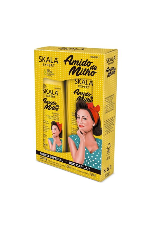 SKALA-Corn Starch Shampoo and Conditioner Kit - 325 ml 1