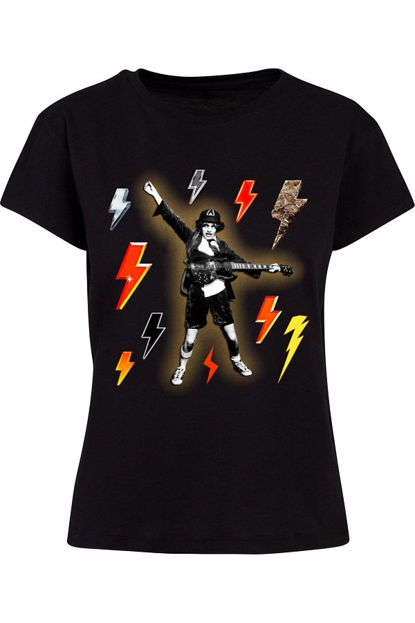 Merchcode-Damen Ladies Acdc - 50th Bolt Array Box Tee 1