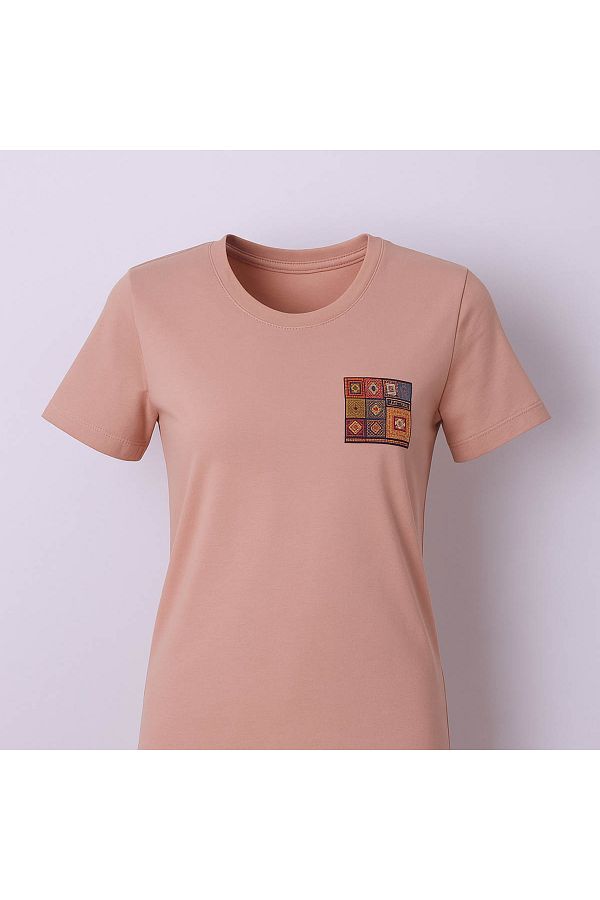 trender-Ethnic Pattern Mink Women's T-Shirt 1