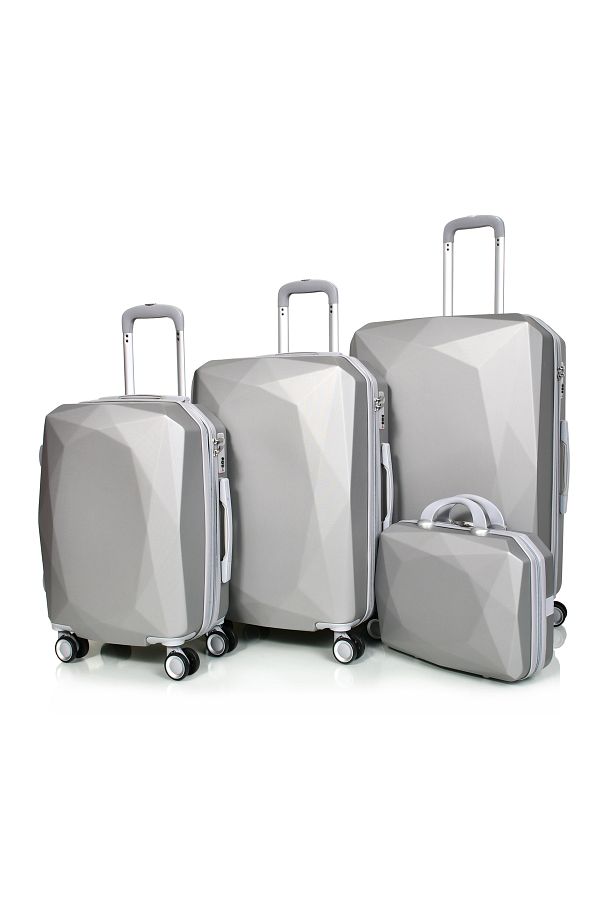 MORANO-Morano 4-Piece Luggage Set Durable and Lightweight Spinner Wheeled Suitcase with Numbered Security Lock 1