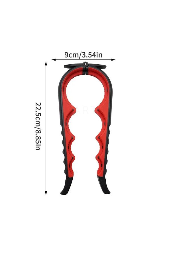 Choice-Black And Red Upgrad Can Opener Multi Functional Four In One Beverage Bottle Opener Cap Twister Four 1