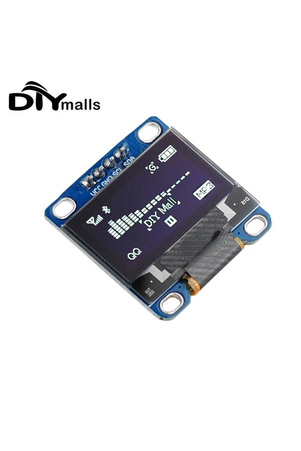 Choice-0.9inch White 0.96" 1.3" Inch OLED Display Module White Yellow Blue I2C IIC Serial OLED LCD LED Scre 1