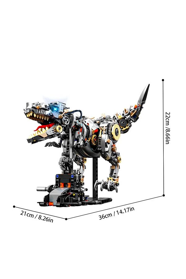 Choice-bagged 1268 PCS Building Blocks Semi-Mechanical Dinosaur Assembly Science Teaching Building Blocks T 1