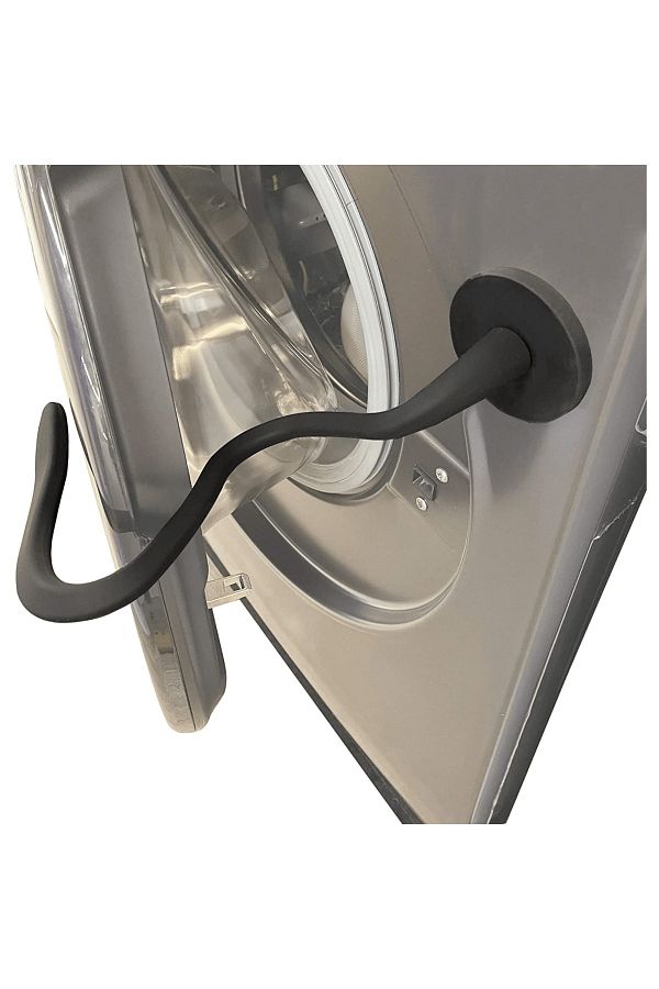 Choice-Black Magnetic Washer Door Prop-Stabilizer for Front Load Machines-Easy-Install, Flex Design-Fits Mo 1