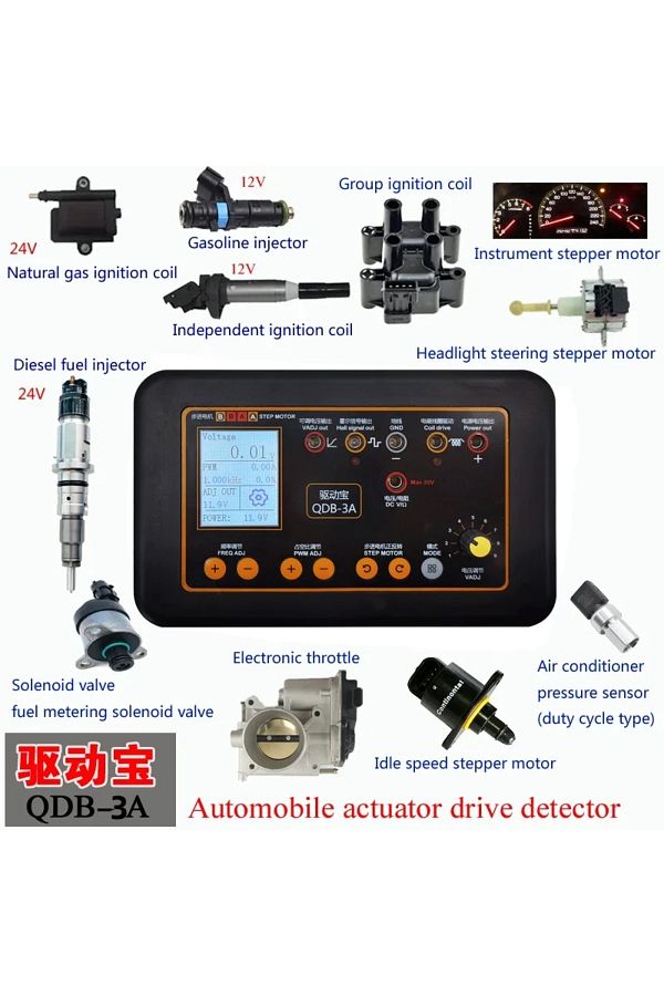 Choice-NEW! Automobile Ignition Coil Test Injector Solenoid Valve Idling Stepper Motor Instrument Tester... 1