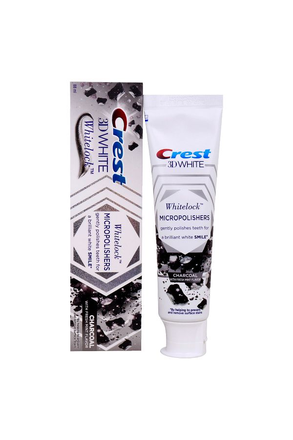 CREST-3D White Whitelock Micropolishers Charcoal With Fresh Mint Toothpaste 88 ml 1
