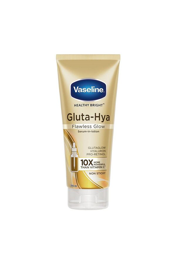 Vaseline-Gluta-Hya Flawless Glow, 200ml, Serum-In-Lotion, Boosted With GlutaGlow 1