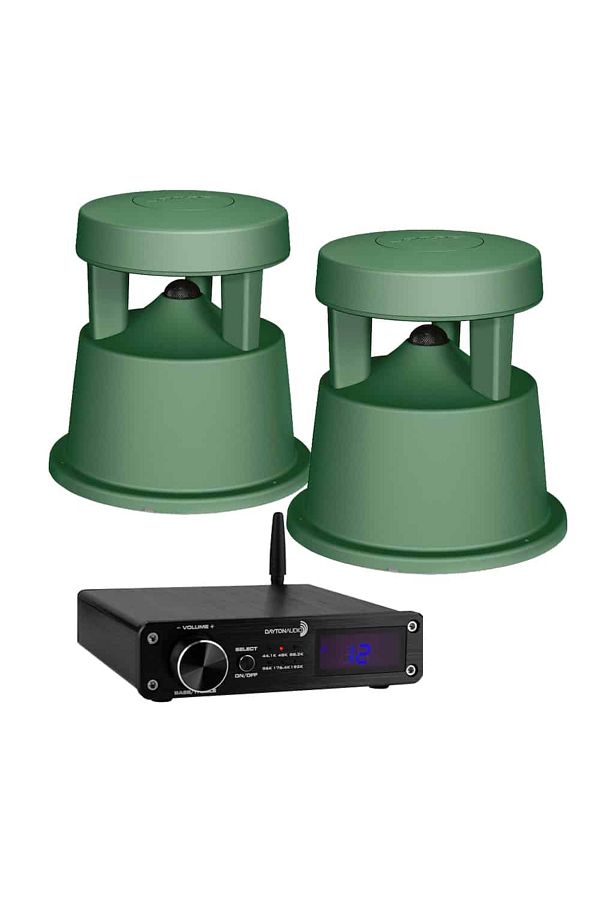 Bose-Bose Freespace 360P garden speaker system + Dayton DTA-PRO 1