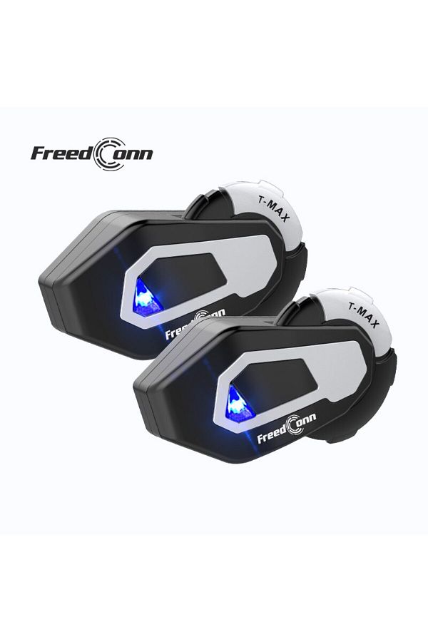 FreedConn-Two Sets T Max Helmet Intercom Motorcycle Bluetooth 5.0 Headsets Handsfree Communicator Wa 1