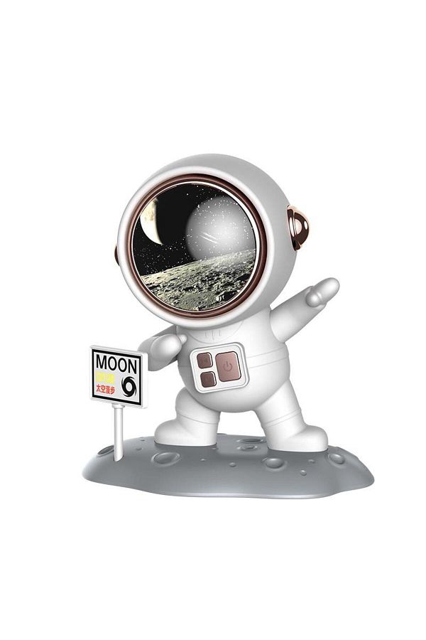 e-Wantay-Moonvibe Portable Speaker, Bluetooth 5.0, 360° Sound, Microphone, Usb-c, 1200mah, Astronaut Design 1