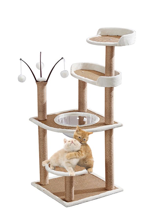 KidLe-Cat Tree Large Cat Nest Four Seasons Universal Cat Climbing Frame Oversized Capsule 1
