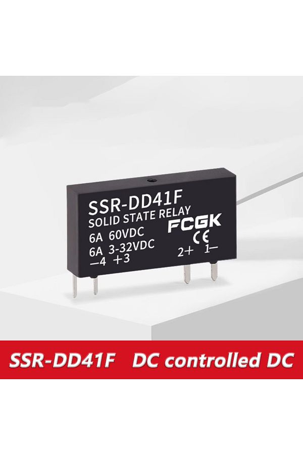 Choice-Ssr-dd41f Slim Relay Ssr-41fda Ssr-41fdd Solid State Relay 6a Din Rail Relay Dc Control Ac Dc Contro 1
