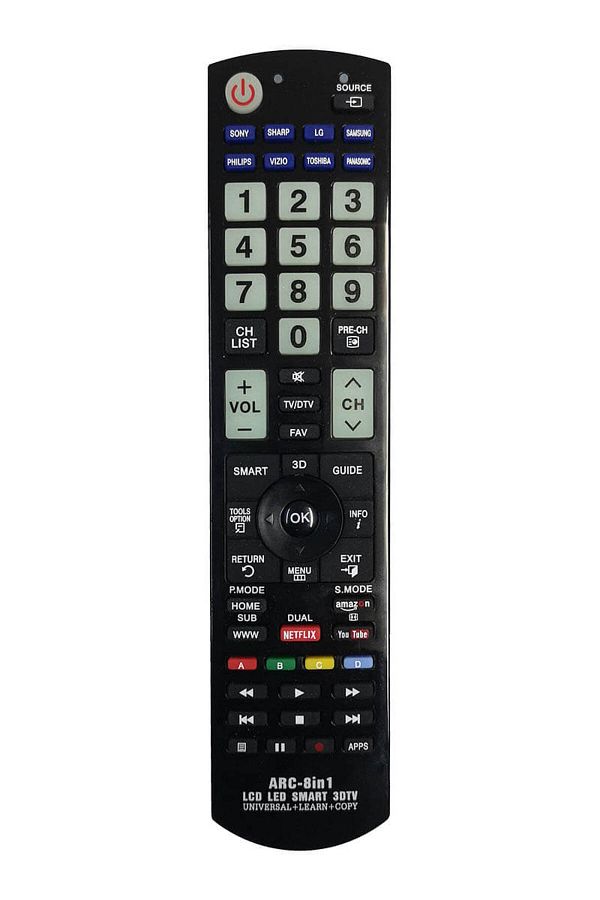 OEM-Remote Control For Arc 8 In 1 - Universal With Learning And Net. 1