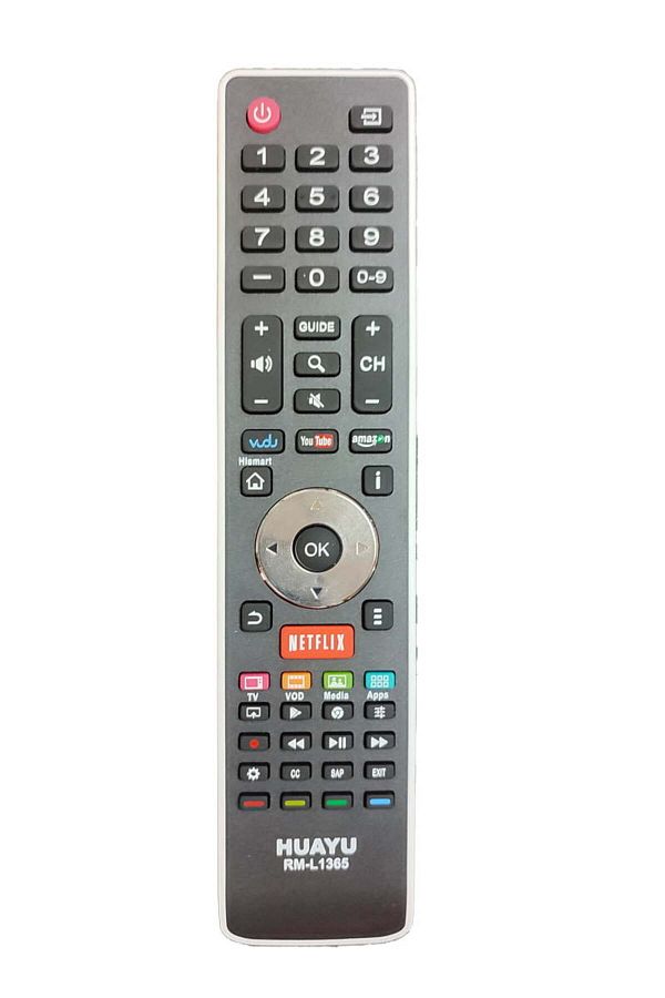 OEM-Universal Remote Control RM-L1365 Plus For Hisense LCD, LED and Smart TVs 1
