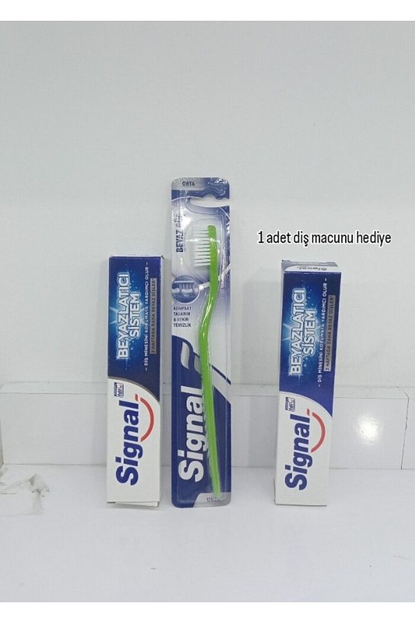 Signal-Signs Signal Whitening Toothpaste 50 ml +White Power Toothpaste. (50 ml Paste Gift 1 Piece) 1