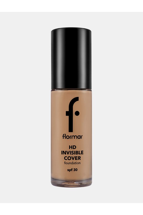 Flormar-Invisible Cover HD Foundation with SPF30, 120 Hney 1