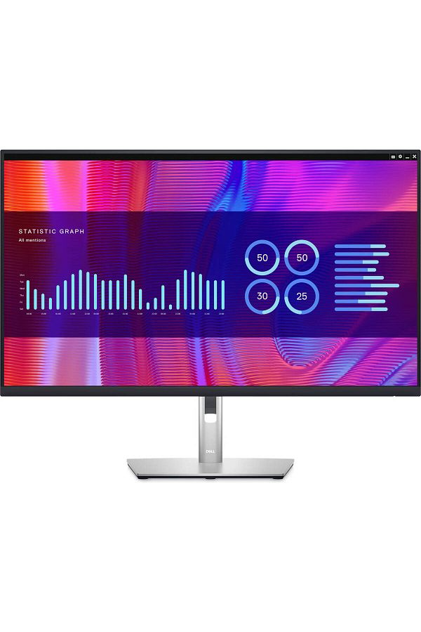 Dell-32" USB-C Hub Monitor, IPS Panel, QHD (2560x1440) Resolution, 60Hz Refresh Rate, 5ms Response 1