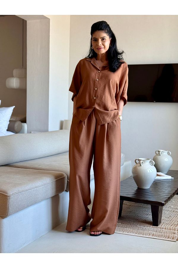 RAMONA BADESCU EXCLUSIVE-Elegant Suit – Viscose and Polyamide, Fluid and Comfortable 1