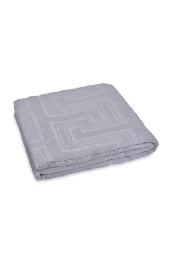 mink tekstil-Embossed Blanket 200x220cm, Monk Light Gray 514 1