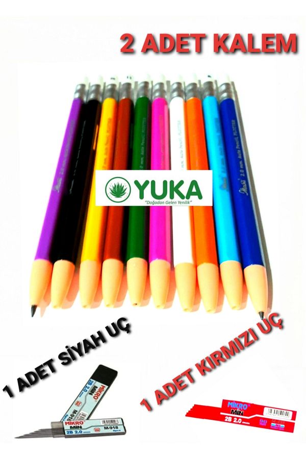Yuka-2.0mm Thick Nib Versatil Pen Set 2Pcs Thick Nib Pen + 2.0mm Thick Nib Men's Set 1