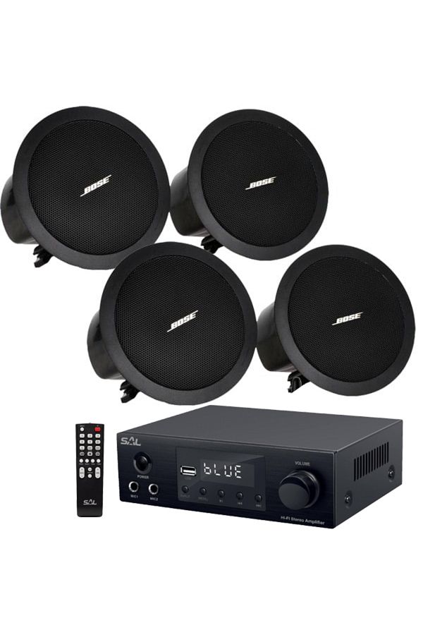 Bose-Bose FS2C black ceiling speaker system with Bluetooth, USB, FM 1