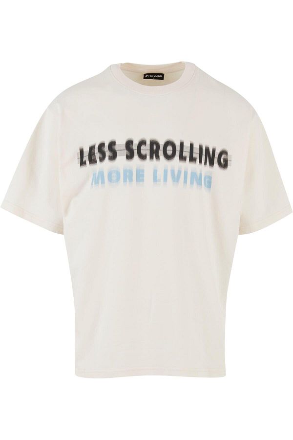 2Y-Herren Less Scrolling Oversize Tee 1