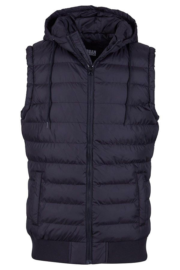 Urban Classics-Herren Small Bubble Hooded Vest 1