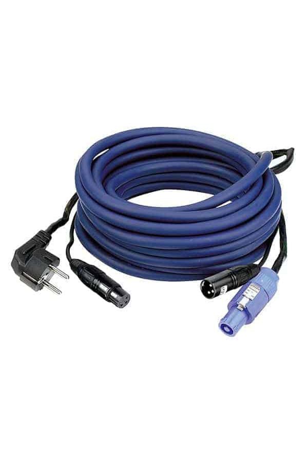 Dap Audio-Cablu Alimentare cu XLR boxe active Dap Audio FP1015, semnal audio 15m Powercon 1