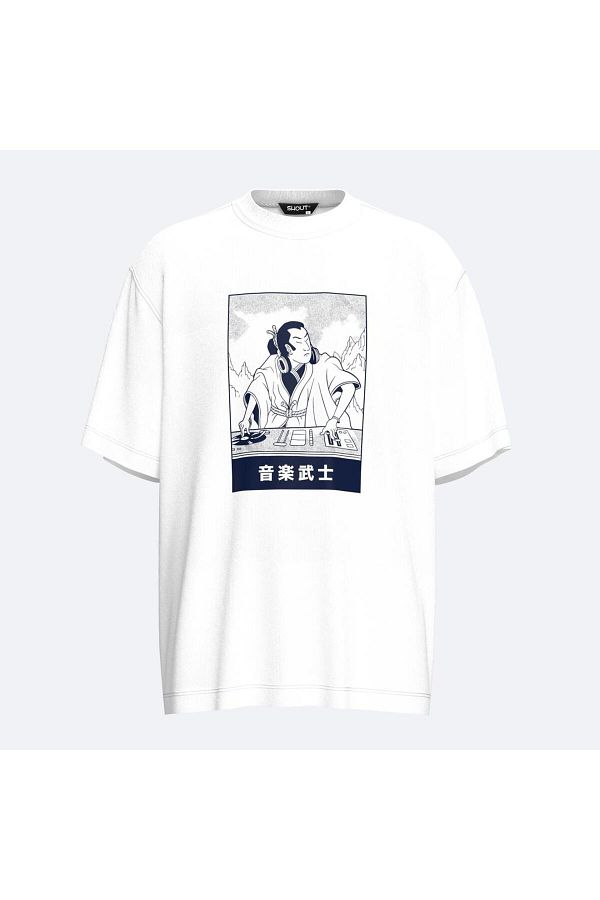 Shout-Oversize Samurai Dj Unisex T-Shirt 1