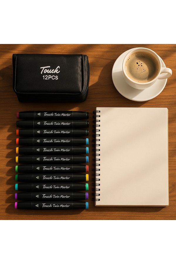 Touch-Set of 12 Touch Brand Marker Pens 1