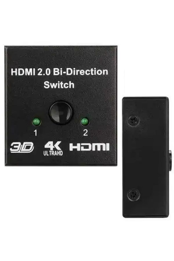 zola-HDMI 2.0 switch, 1 input to 2 outputs, 4K, Full HD, LED, LPCM 8 channels, 1 m, black 1