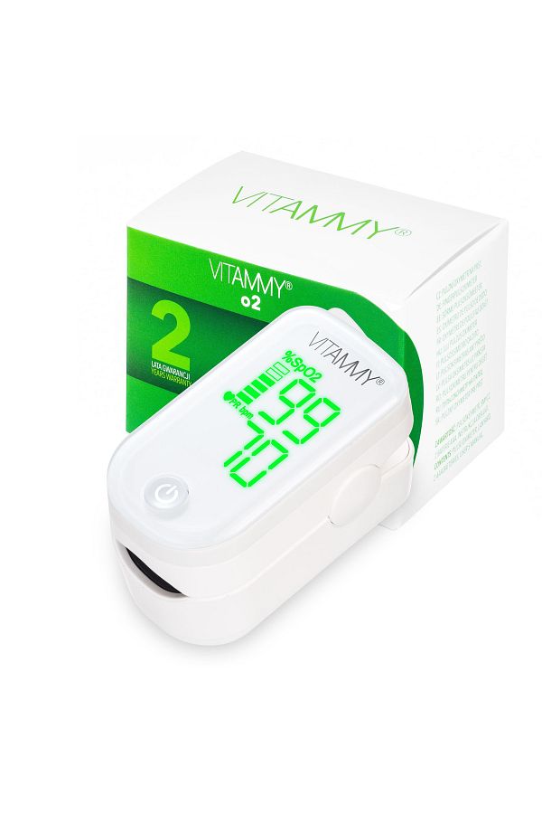 Vitammy-Vitammy O2 pulse oximeter, easy-to-read LED display, measures SpO2 saturation and pulse 1