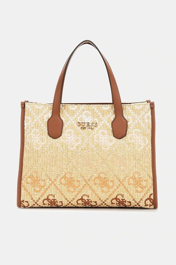 Guess-SILVANA 2 COMP TOTE női barna táska HWSW8665220-COL 1