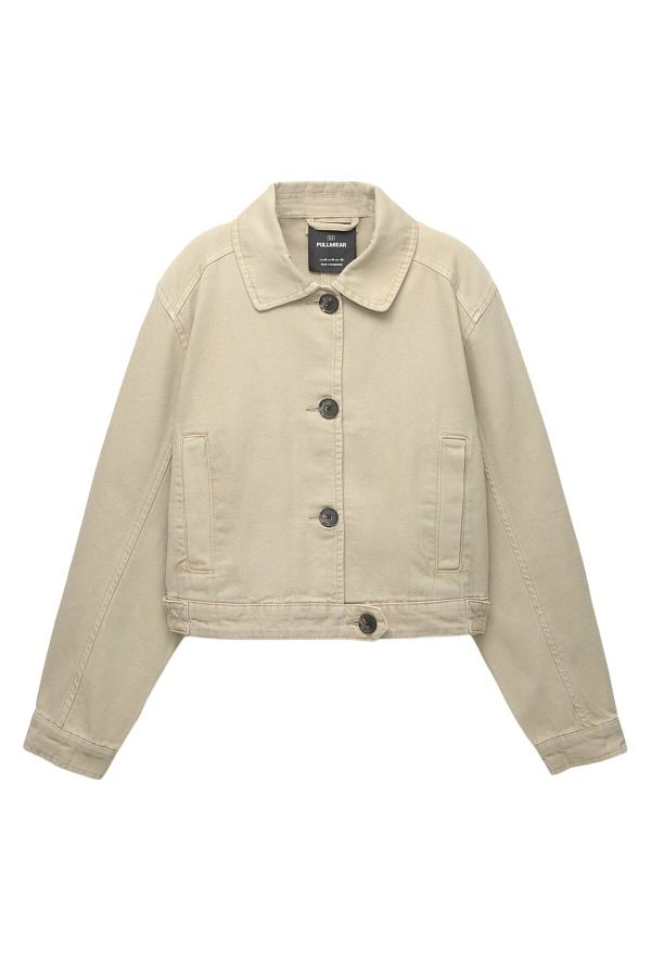 Pull & Bear-Worker jacket with buttons 1