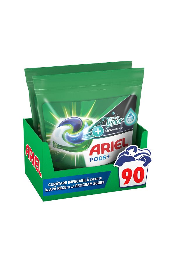 Ariel-Detergent de rufe capsule Ariel PODS+ Touch of Lenor Unstoppables 1