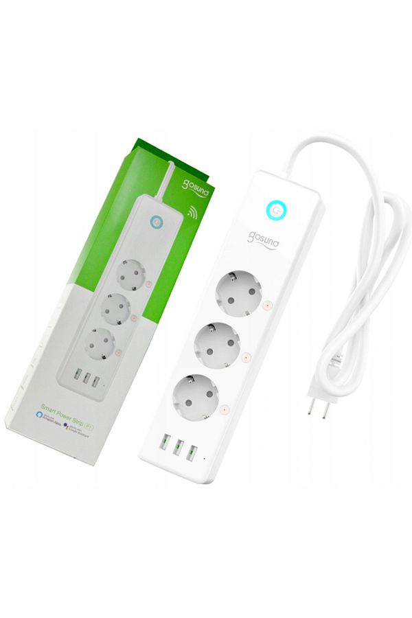 Gosund-Prelungitor inteligent P1, fără fir, 3 prize, 3xUSB, 15w, 3a, comutator, 1,5 m, Android/iOS 1