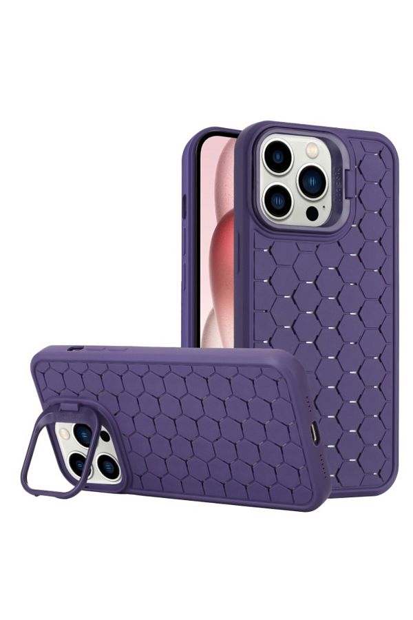 OEM-TPU Protective Case for Samsung Galaxy S23 3D Cube with Camera Protection Ring Shockproof Anti-Scratch 1