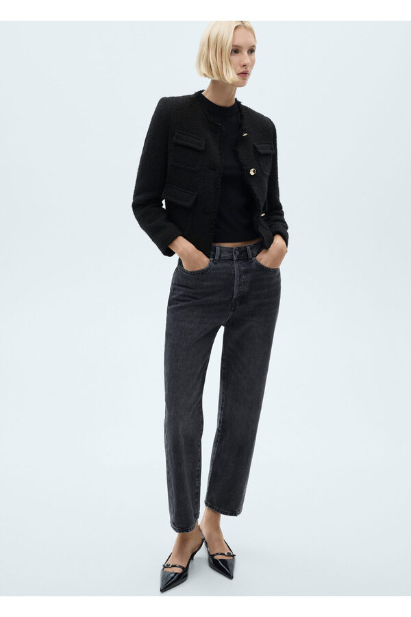 MANGO Woman-Black Women's Jacket 77074067 1