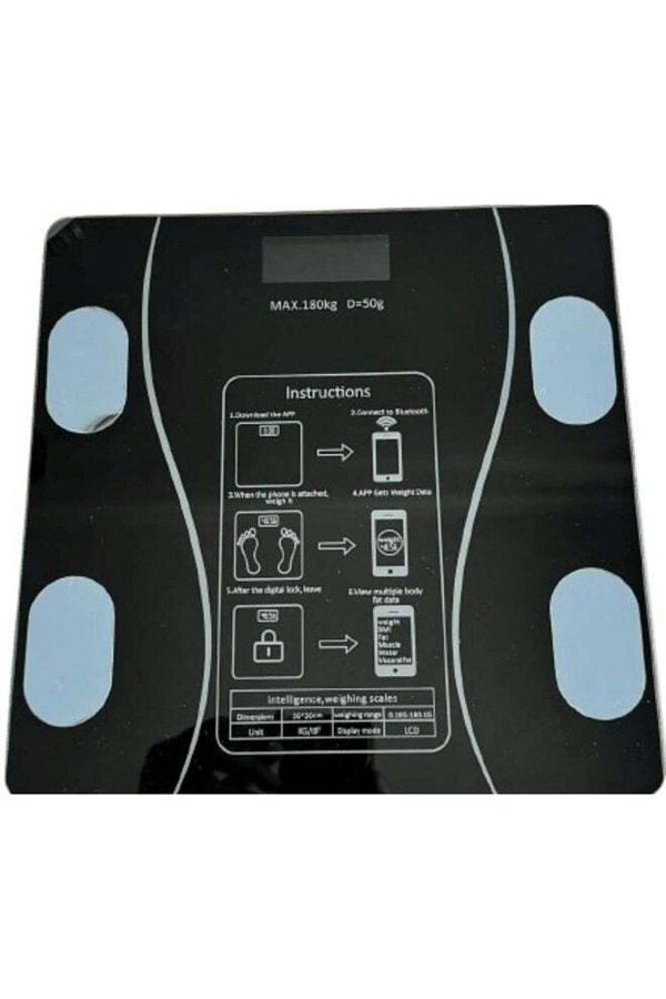 Generic-Body Fat Scale BMI Scale Digital Bathroom Scale Electronic Weight Scale with LCD Display Scr 1