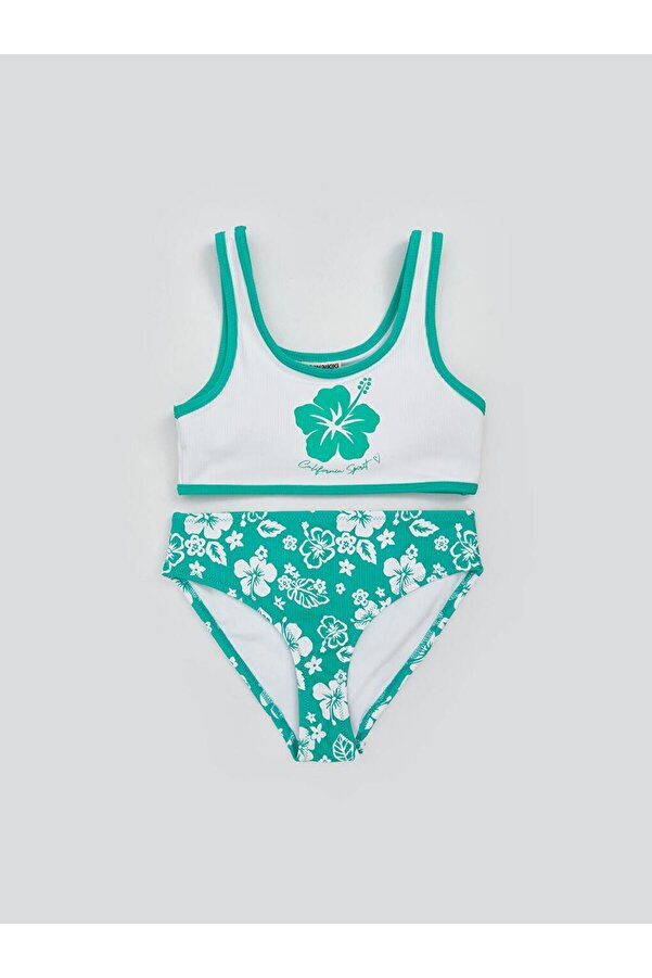 LC Waikiki Hızlı Kuruyan UV Korumalı Kız Çocuk Bikini (S5)