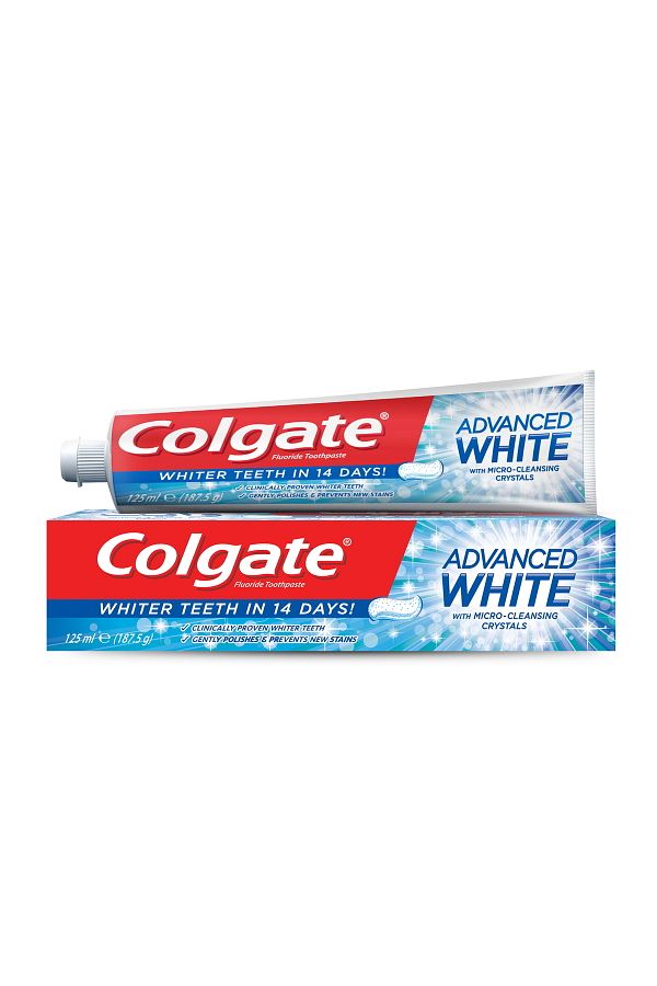 Colgate-Advanced White With Micro-Cleansing Crystal Toothpaste 125 ml 1