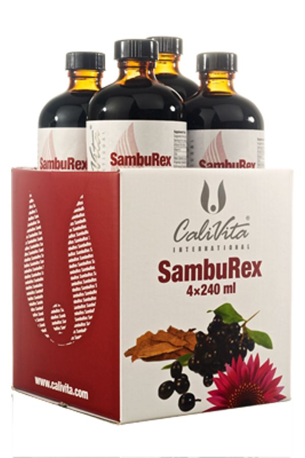 Calivita-Samburex 3+1 Package Free Immunity Food Supplement (4 x 240 ml) - Calivita 1