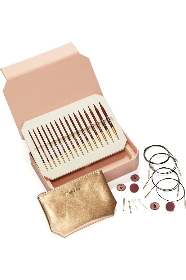 KnitPro-SYMFONIE ROSE DELUXE SET WITH EXCHANGABLE MISINAL 1